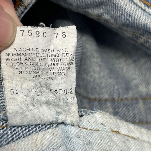 Vintage Levi’s 501 Acid Wash destroyed Shorts Sz 29 - Picture 2 of 6